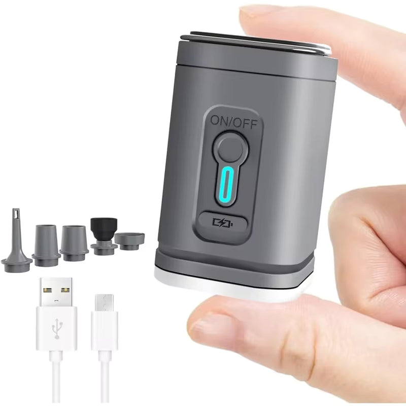 2-in-1 Mini Air Pump & Camping Light – USB-C, Inflate/Deflate