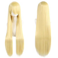 Cosplay Wig Women – Long Straight 80cm, Heat-Resistant, with Bangs, Daily Wear