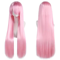 Cosplay Wig Women – Long Straight 80cm, Heat-Resistant, with Bangs, Daily Wear