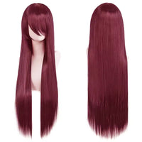 Cosplay Wig Women – Long Straight 80cm, Heat-Resistant, with Bangs, Daily Wear