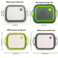BBQ Prep Tub 3-in-1 – Collapsible, with Cutting Board & Colander