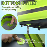 BBQ Prep Tub 3-in-1 – Collapsible, with Cutting Board & Colander