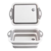 BBQ Prep Tub 3-in-1 – Collapsible, with Cutting Board & Colander