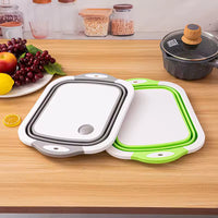 BBQ Prep Tub 3-in-1 – Collapsible, with Cutting Board & Colander