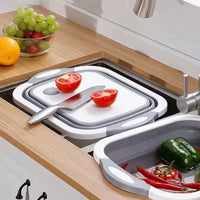 BBQ Prep Tub 3-in-1 – Collapsible, with Cutting Board & Colander