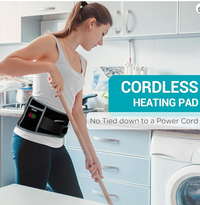Cordless Lower Back Massager with Heat – Portable & Rechargeable