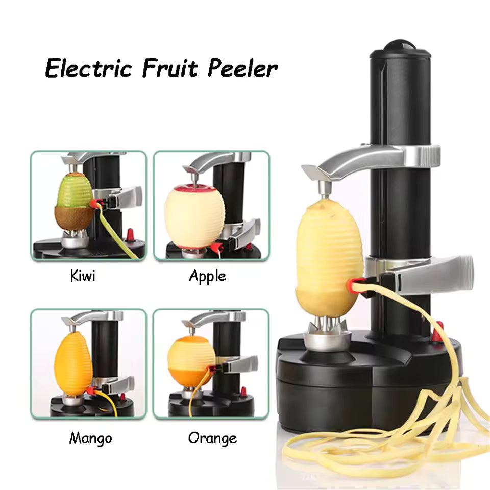 Automatic Electric Fruit Peeler – Stainless Steel Blade