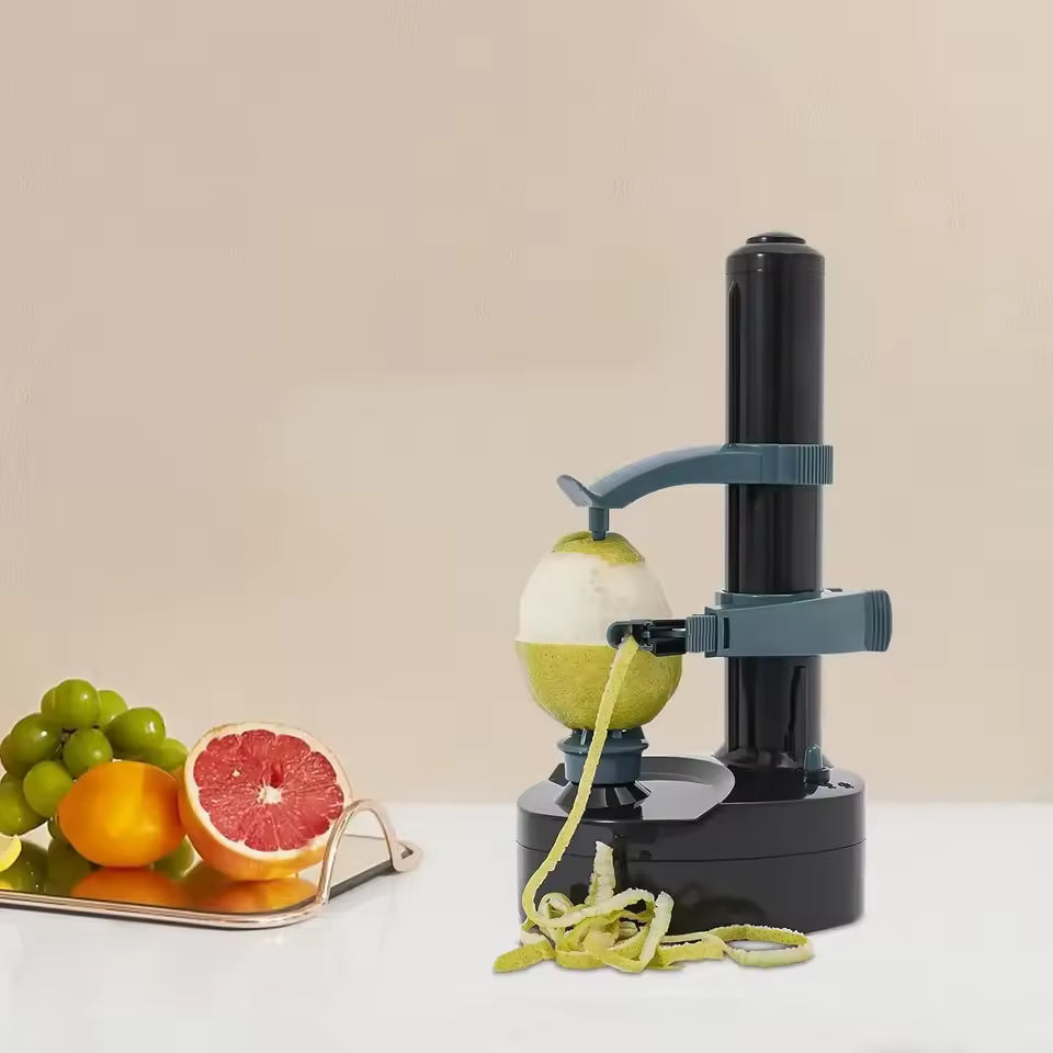 Automatic Fruit & Vegetable Peeler – Cordless, 3 Blades, Food-Grade, AU/EU/UK/US Plug Options