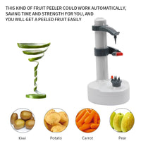 Automatic Electric Fruit Peeler – Stainless Steel Blade