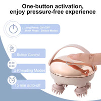 Cordless Hair Scalp Massager – 80 Nodes, Red Light