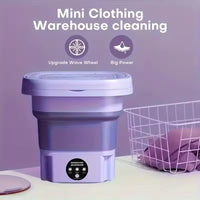 Foldable Travel Washing Machine – 10L, Compact & Quiet