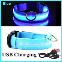 USB Rechargeable LED Dog Collar – Waterproof, High Visibility