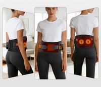 Cordless Lower Back Massager with Heat – Portable & Rechargeable