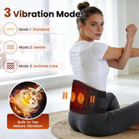 Cordless Lower Back Massager with Heat – Portable & Rechargeable