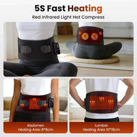 Cordless Lower Back Massager with Heat – Portable & Rechargeable