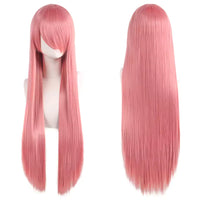 Cosplay Wig Women – Long Straight 80cm, Heat-Resistant, with Bangs, Daily Wear
