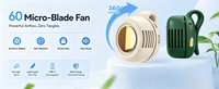 Whirlwind Clip-on Fan – Bladeless, 360° Rotation, 3 Speeds, USB-C, for Hiking/Commuting/Office