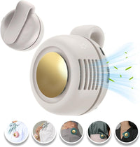 Whirlwind Clip-on Fan – Bladeless, 360° Rotation, 3 Speeds, USB-C, for Hiking/Commuting/Office