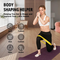 Exercise Resistance Bands – 5 Levels (10-50 lbs), Natural Latex, Loop Bands, Portable Carry Bag