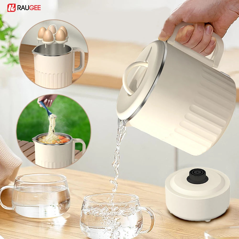Mini Hervidor Eléctrico Plegable – 1000ml, Retráctil, Calentador de Agua de Viaje, Olla Portátil para Hervir