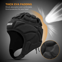 Adjustable Goalkeeper Helmet Sports Football Soccer Rugby Goalie Helmet Head Guard