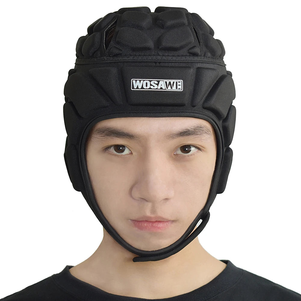 Multi-Sport Padded Helmet – Soft Shell, Lightweight, Breathable, for Rugby, Football, Soccer & Special Needs Safety