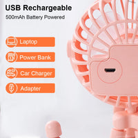 3-Speed Baby Stroller Fan – Clip & Bladeless