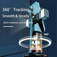 AI Phone Gimbal with Auto-Tracking – 360° Rotation, Gesture Control, No App, for Live Streams & Selfies