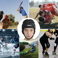 Adjustable Goalkeeper Helmet Sports Football Soccer Rugby Goalie Helmet Head Guard
