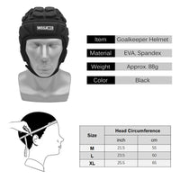 Adjustable Goalkeeper Helmet Sports Football Soccer Rugby Goalie Helmet Head Guard