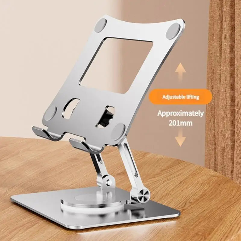 360° Rotatable Laptop Stand – Foldable, Ergonomic, Height Adjustable, Aluminum Alloy, Heat Dissipation
