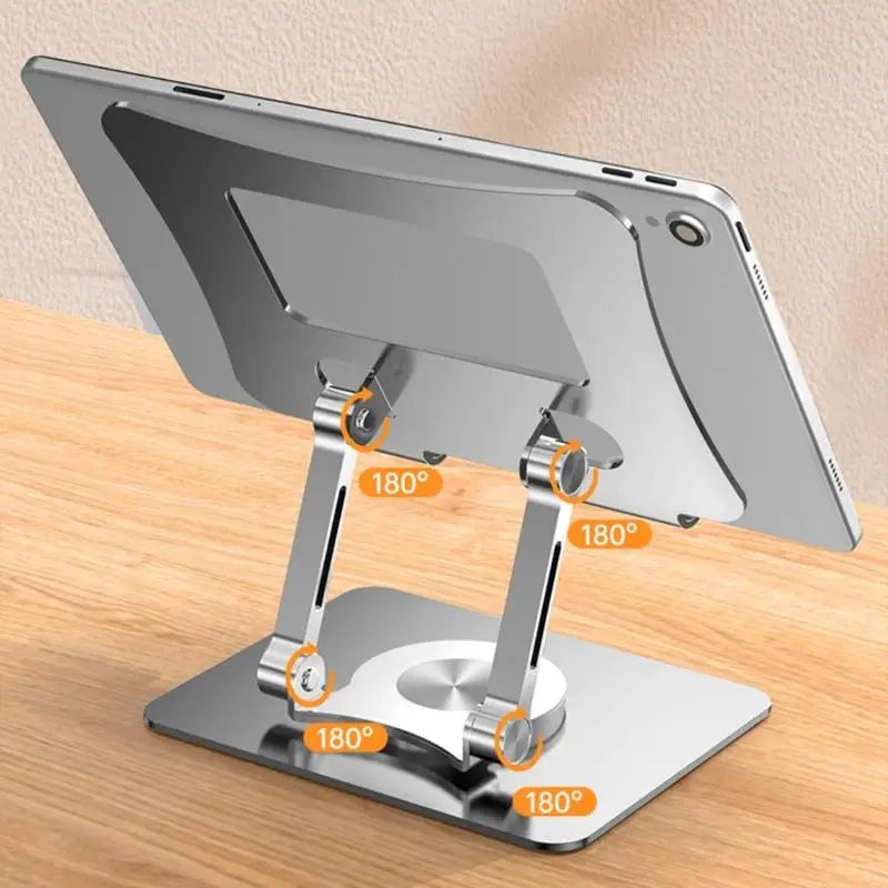 360° Rotatable Laptop Stand – Foldable, Ergonomic, Height Adjustable, Aluminum Alloy, Heat Dissipation