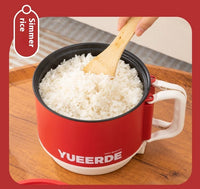 Foldable Electric Cooking Pot 1.5L – Non-Stick, 450W, One/Twi-Layer, Travel/Dorm/Home