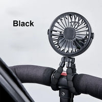 3-Speed Baby Stroller Fan – Clip & Bladeless