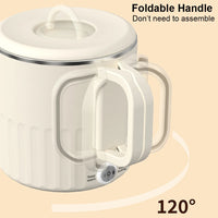 Mini Folding Electric Kettle – 1000ml, Collapsible, Travel Water Heater, Portable Boiling Pot