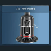 AI Phone Gimbal with Auto-Tracking – 360° Rotation, Gesture Control, No App, for Live Streams & Selfies