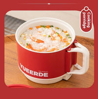 Foldable Electric Cooking Pot 1.5L – Non-Stick, 450W, One/Twi-Layer, Travel/Dorm/Home