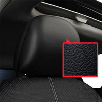 Luxury Faux Leather Car Seat Covers – Full Set, Waterproof, Universal Fit, All-Season, Black
