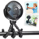 3-Speed Baby Stroller Fan – Clip & Bladeless