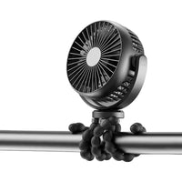 3-Speed Baby Stroller Fan – Clip & Bladeless