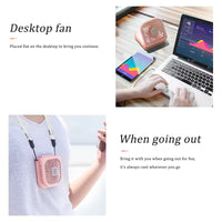 3-in-1 Mini Fan: Power Bank + Phone Holder