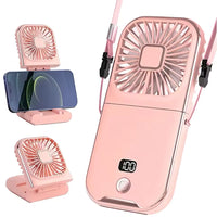 3-in-1 Mini Fan: Power Bank + Phone Holder