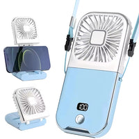 3-in-1 Mini Fan: Power Bank + Phone Holder