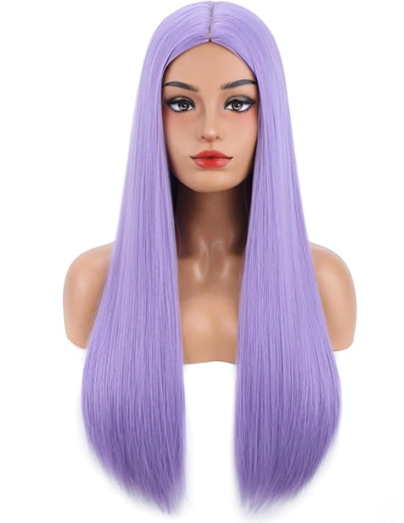 Cosplay Wig Women – Long Straight 80cm, Heat-Resistant, with Bangs, Daily Wear