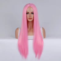 Cosplay Wig Women – Long Straight 80cm, Heat-Resistant, with Bangs, Daily Wear