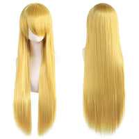 Cosplay Wig Women – Long Straight 80cm, Heat-Resistant, with Bangs, Daily Wear