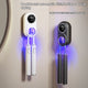 UV Toothbrush Holder with Sanitizer – Heat Drying, Smart Sensor Lid, 60-Day Battery, Wall Mount