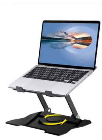 Soporte Plegable para Portátil y Tablet 360° – Altura Ajustable, Antideslizante, Portátil | Exclusivo para Reino Unido